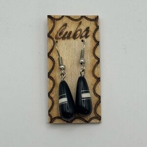 Elegant Black and Silver Earrings